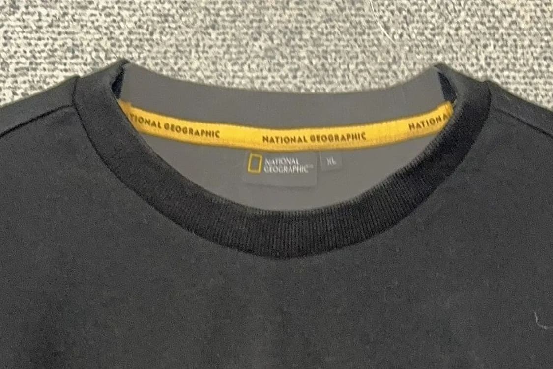 내셔널지오그래픽 프린팅 블랙 맨투맨 XL 상품이미지5