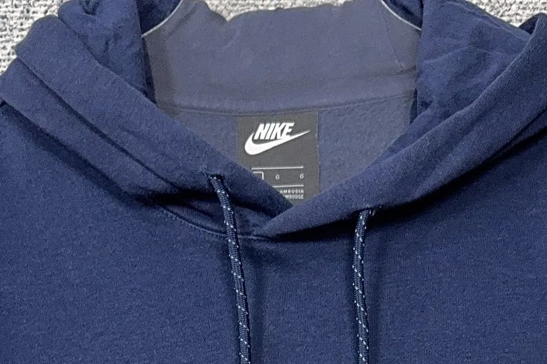 나이키 프린팅 네이비 후드티 L 상품이미지5
