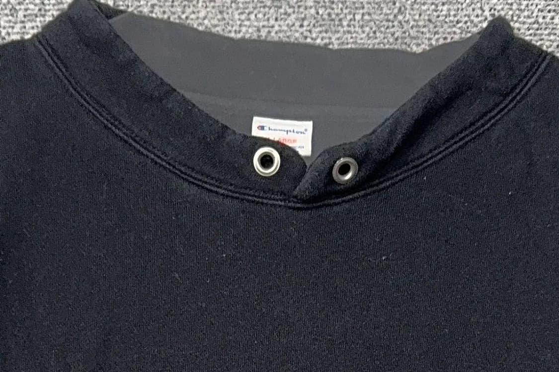 챔피온 프린팅 블랙 맨투맨 X-LARGE 상품이미지5