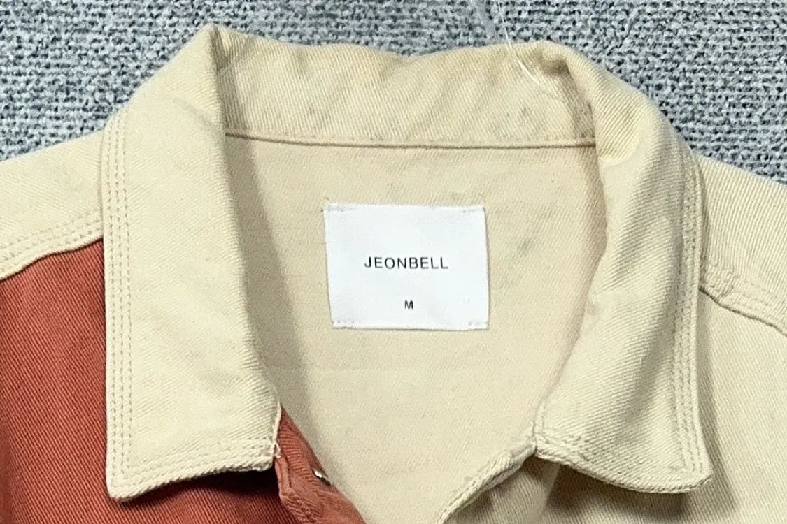 JEONBELL 남성 빈티지 멀티컬러 코튼 데님 자켓 M 상품이미지5