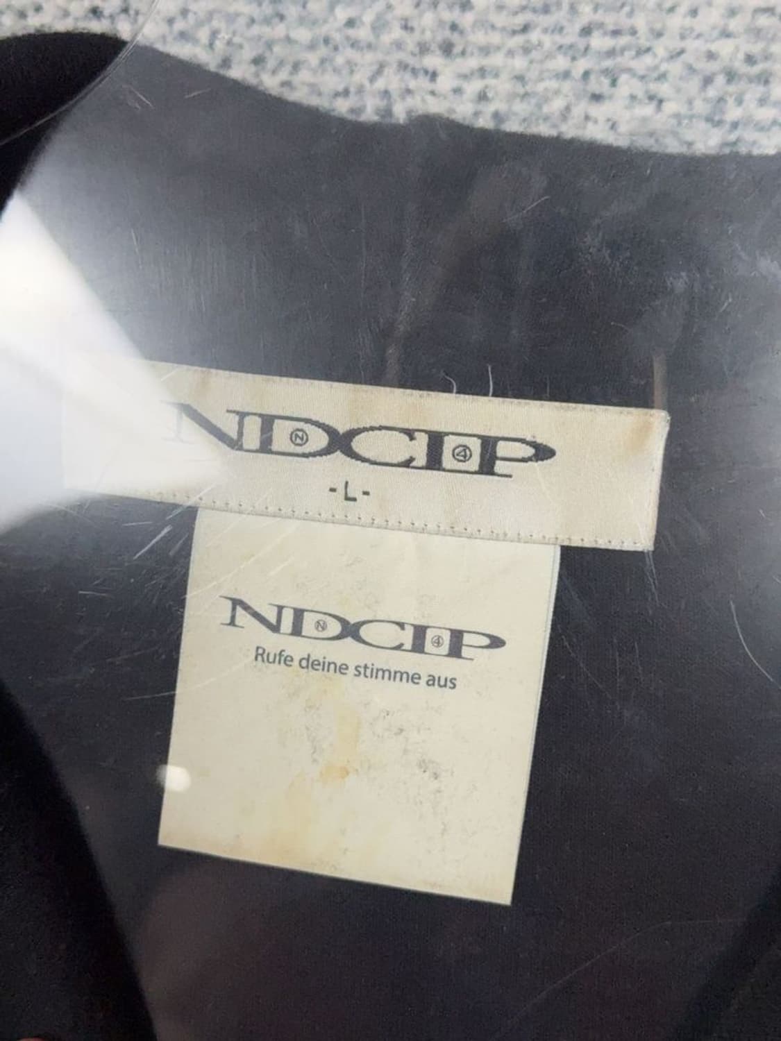 논디스클로즈 프린팅 블랙 후드티 L 상품이미지8