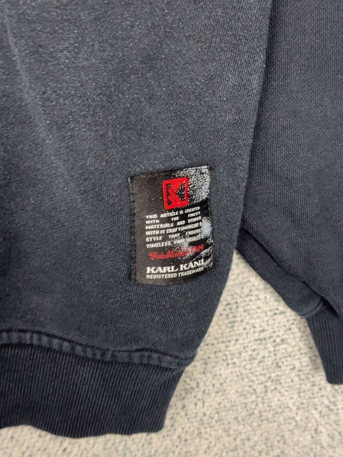 칼카니 자수 로고 빈티지 오버핏 후드집업 M 상품이미지10