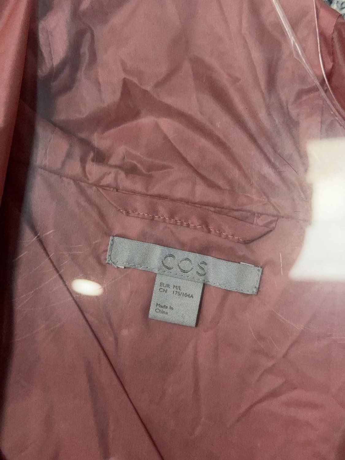 코스 코랄 테크웨어 빈티지 바람막이 레인 코트 M/L 상품이미지7