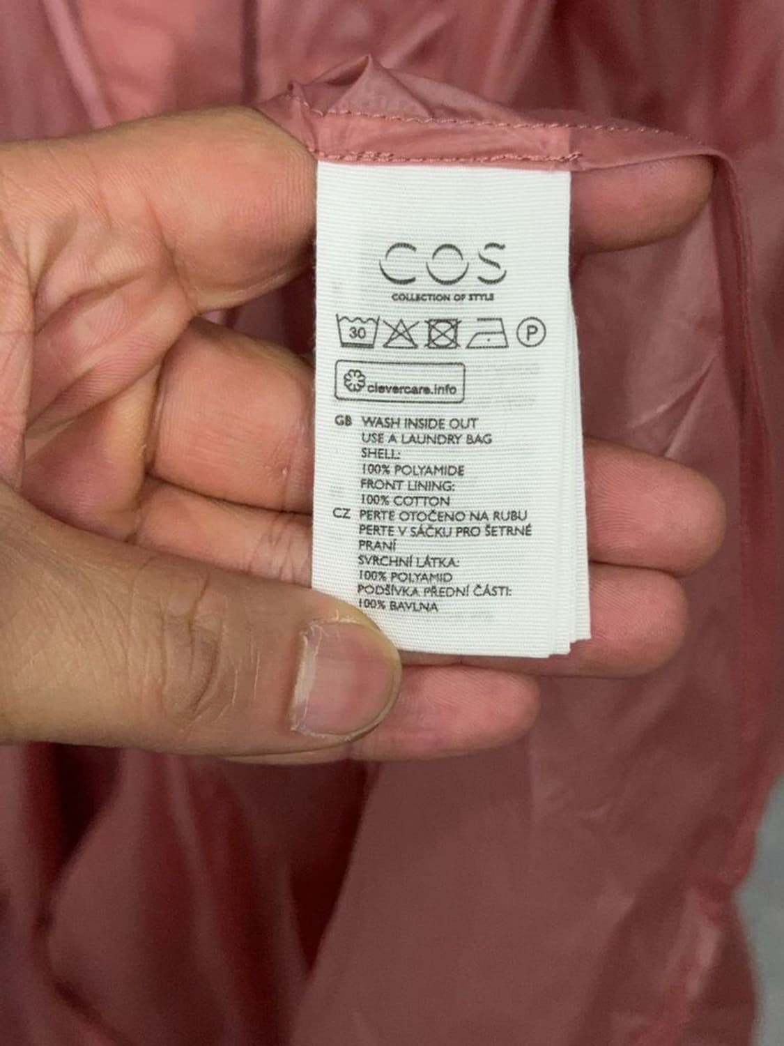 코스 코랄 테크웨어 빈티지 바람막이 레인 코트 M/L 상품이미지8