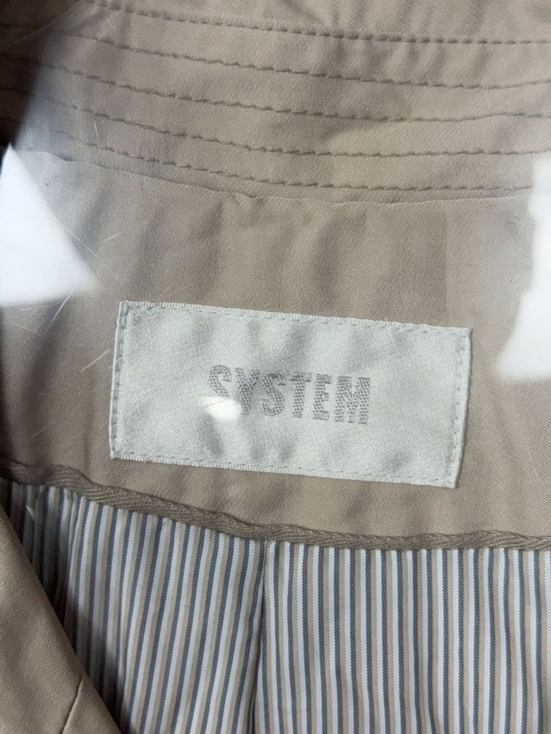 시스템 베이지 클래식 트렌치 코트 82-94-160 상품이미지7