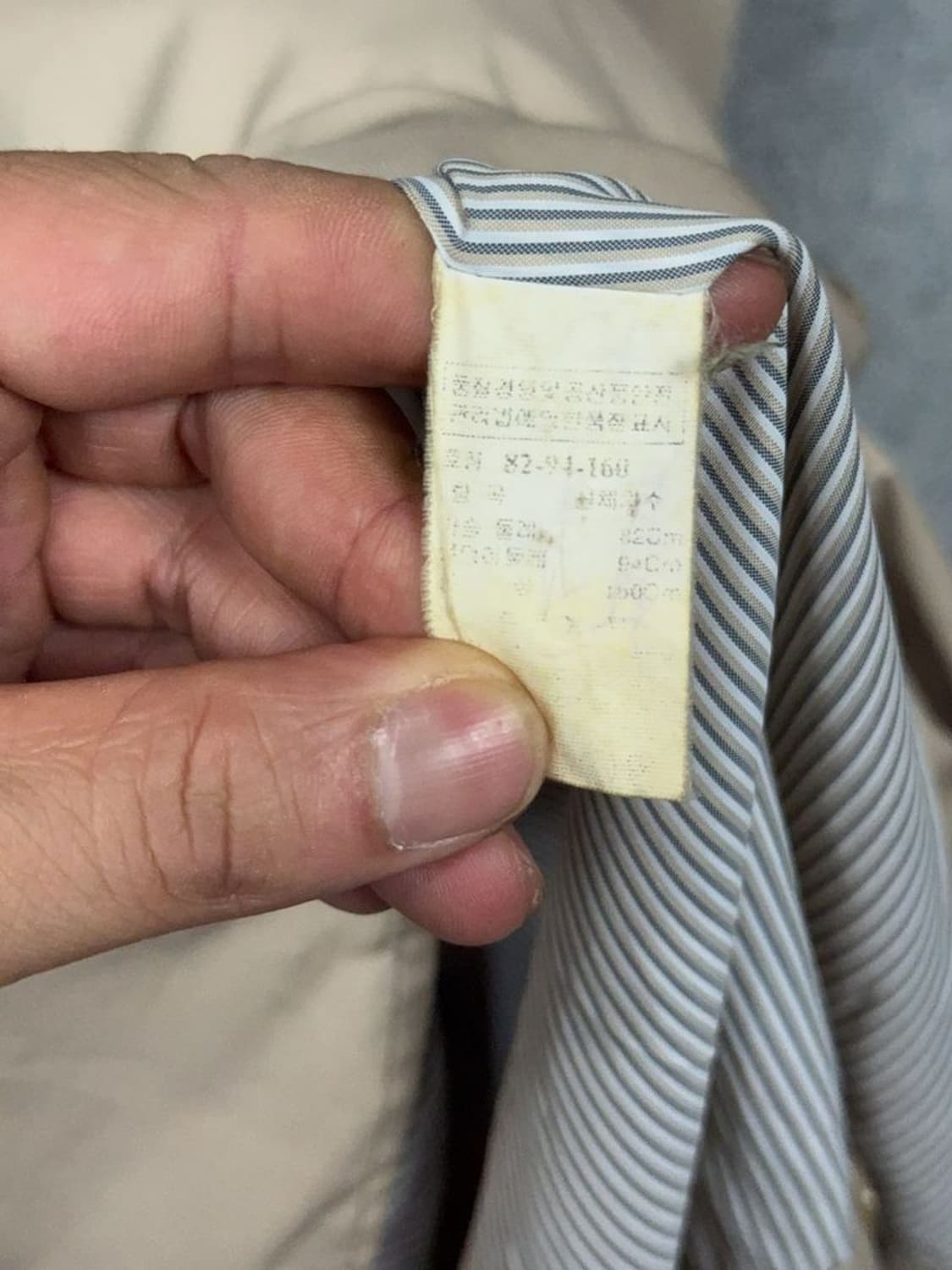 시스템 베이지 클래식 트렌치 코트 82-94-160 상품이미지8