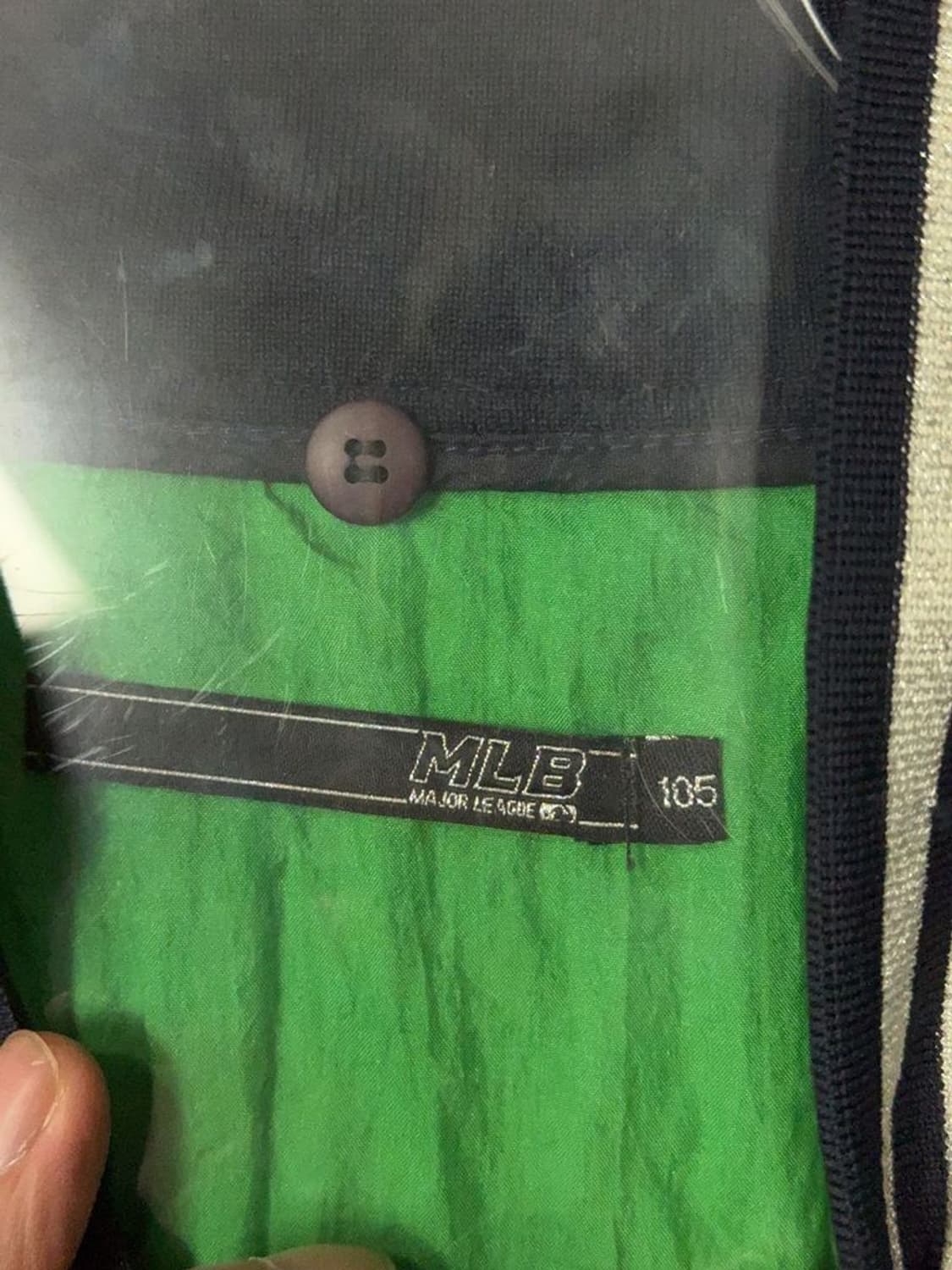 MLB 뉴욕양키즈 빈티지 프린팅 그린 바시티 자켓 105 상품이미지7