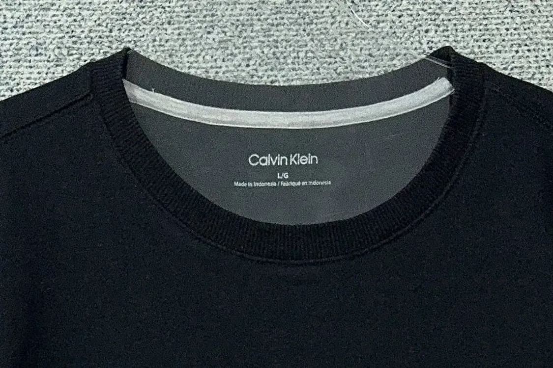캘빈클라인 프린팅 블랙 맨투맨 L/G 상품이미지5