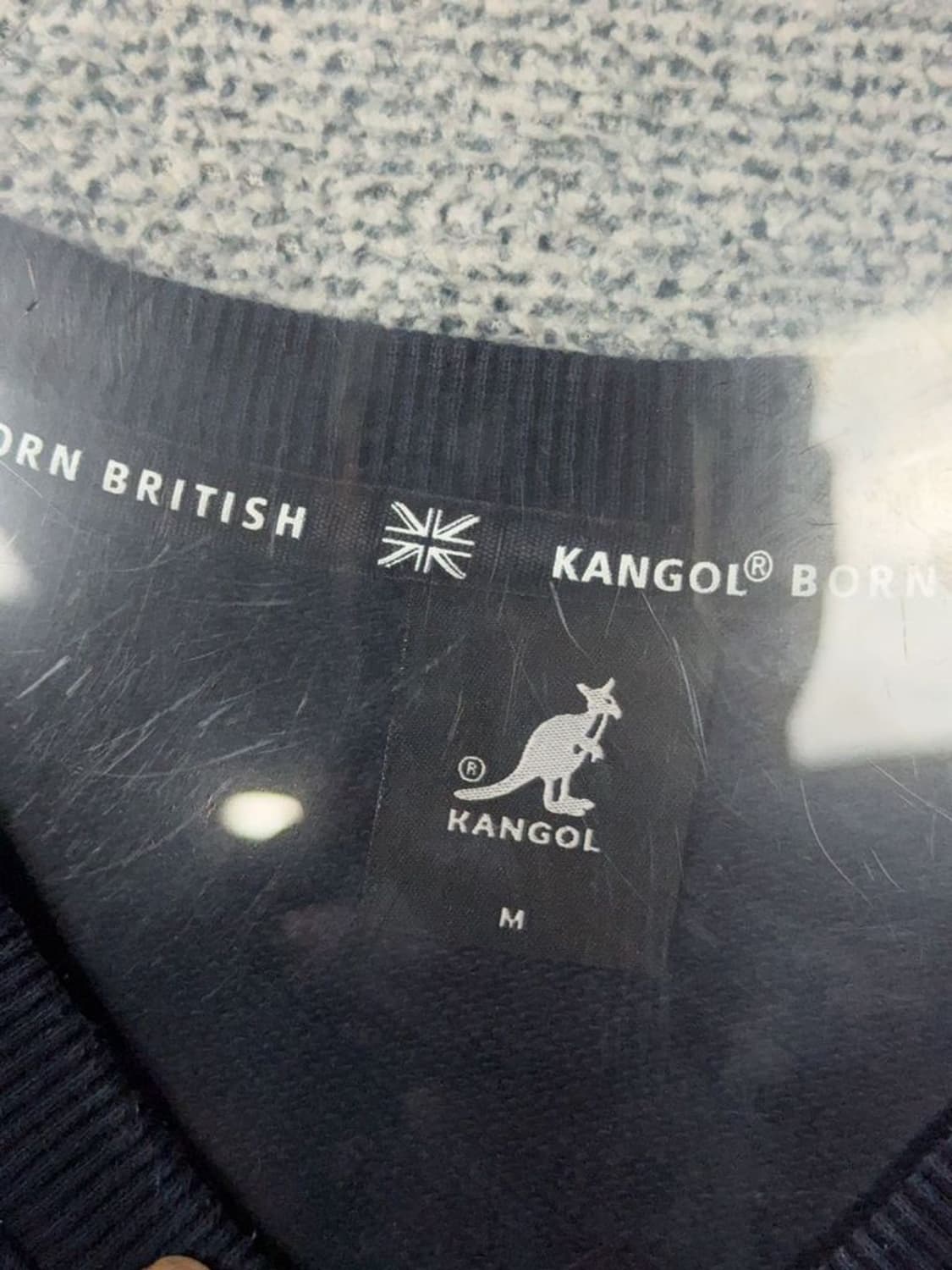 캉골 스트라이프 네이비 맨투맨 M 상품이미지8