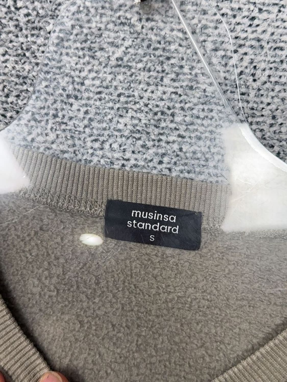 무신사스탠다드 무지 코튼 맨투맨 S 상품이미지7