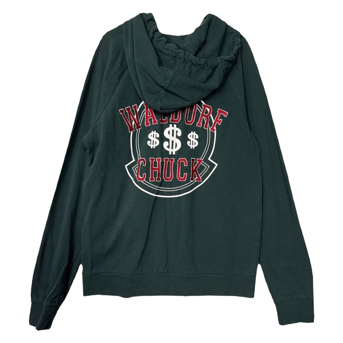 에잇세컨즈 그린 빈티지 백프린팅 후드 집업 M 상품이미지1