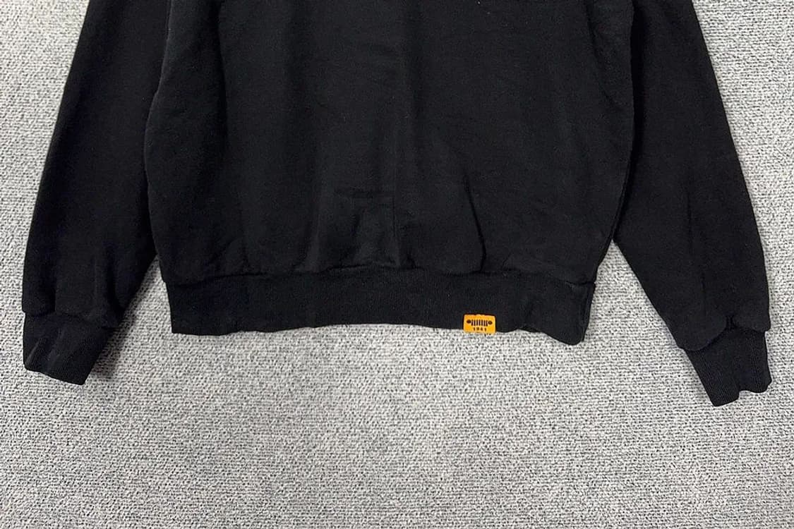 지프 블랙 스펠 로고 오버핏 맨투맨 XXL 상품이미지4