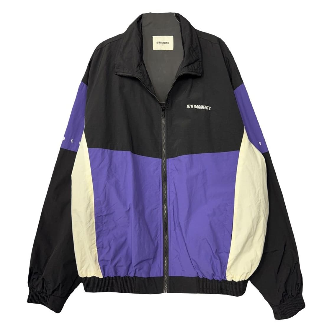 QT8 GARMENTS 멀티컬러 로고 남성 바람막이 M 상품이미지1