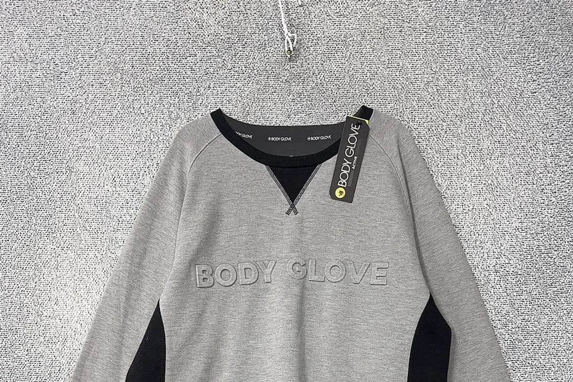 BODY GLOVE 프린팅 라이트 그레이 맨투맨 L/G/G 상품이미지3