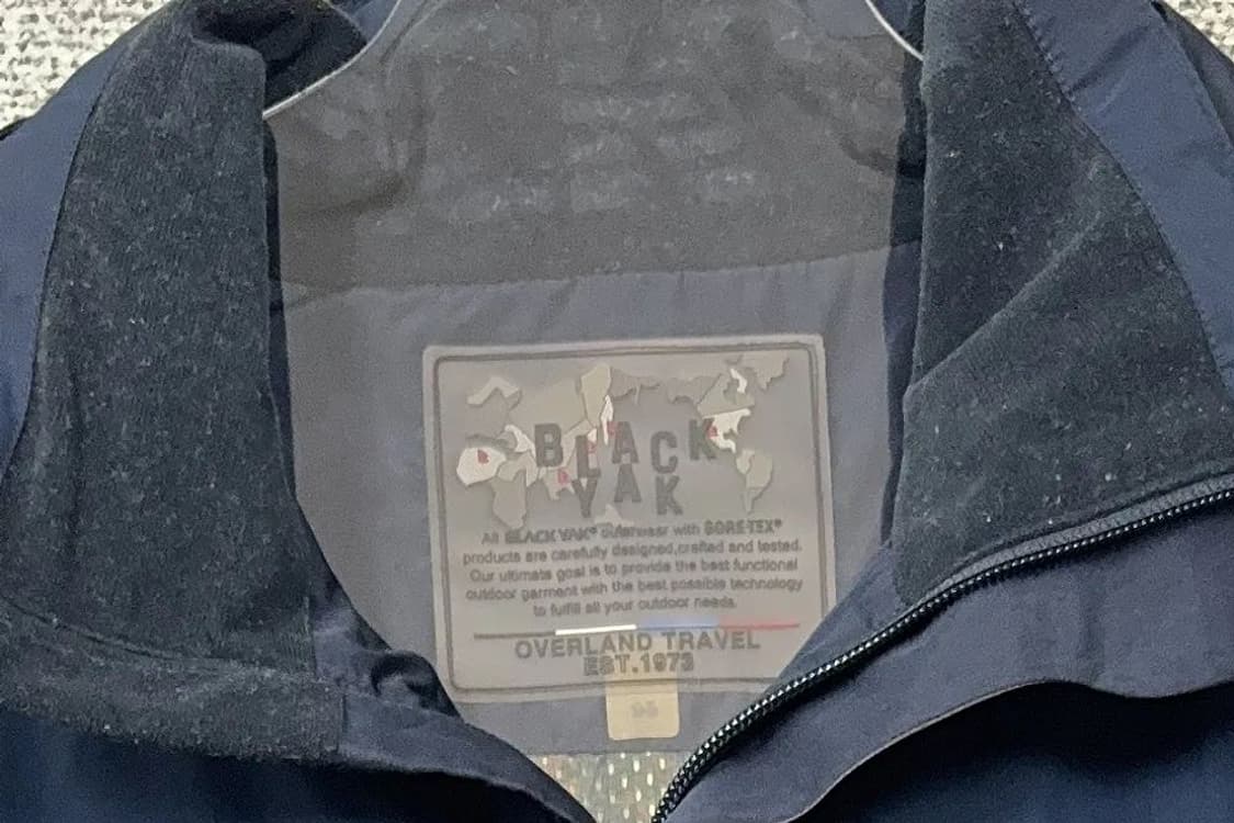 블랙야크 네이비 로고 등산 기능성 바람막이 95 상품이미지5