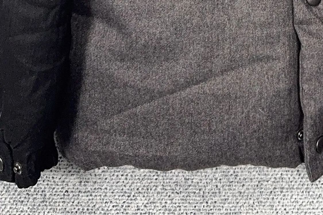 CODIGALLERY 투톤 블랙 그레이 점퍼 패딩 100 상품이미지6