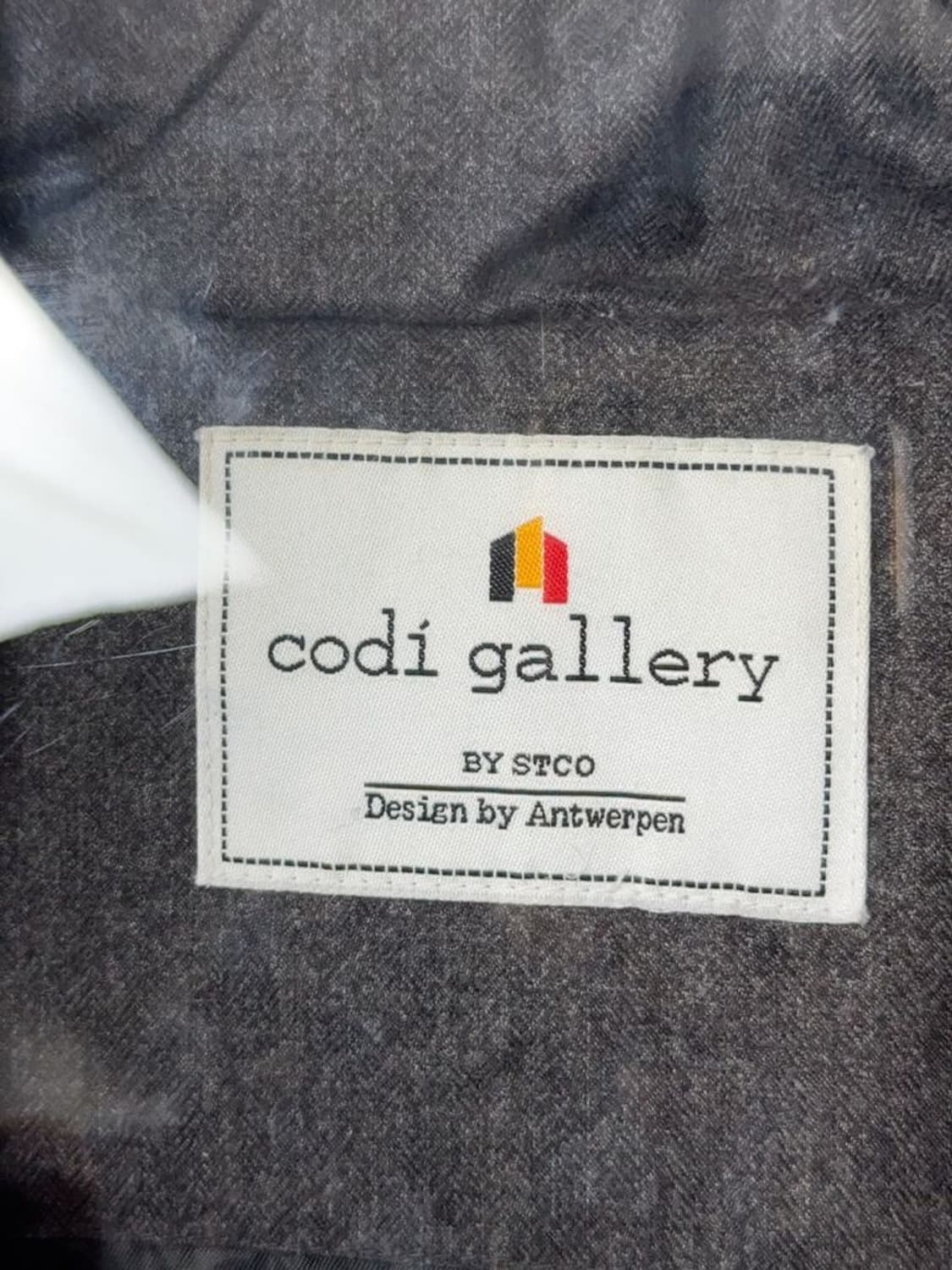 CODIGALLERY 투톤 블랙 그레이 점퍼 패딩 100 상품이미지7