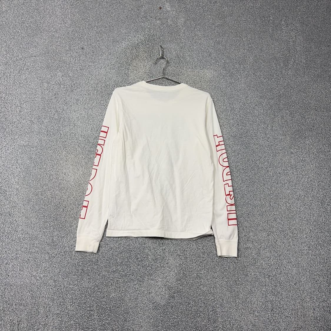 나이키 프린팅 화이트 빈티지 슬리브 긴팔 티 M 상품이미지2