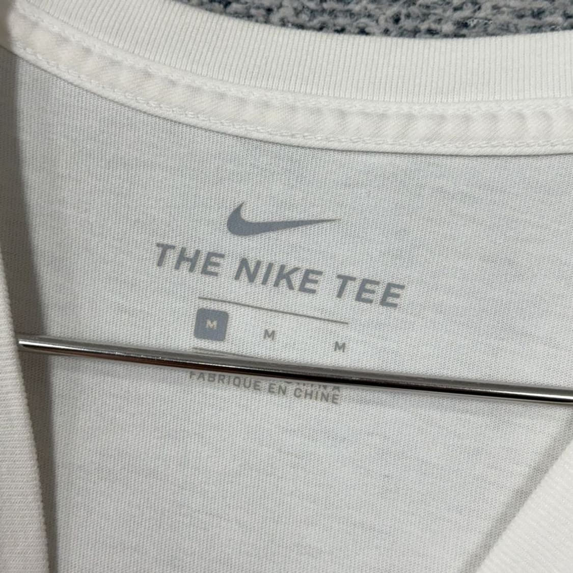 나이키 프린팅 화이트 빈티지 슬리브 긴팔 티 M 상품이미지3