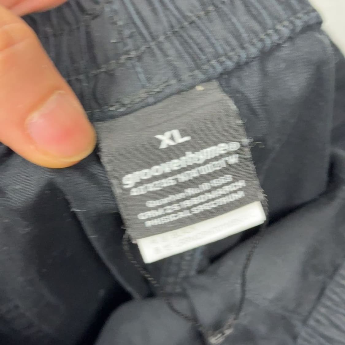 그루브라임 로고 블랙 반바지 XL 상품이미지5