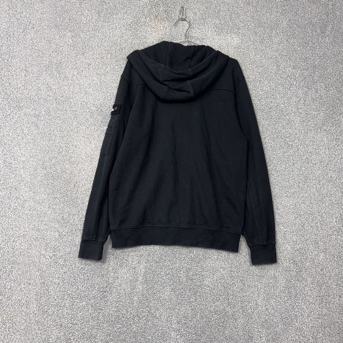 내셔널지오그래픽 패치로고 블랙 후드 집업 XL 상품이미지2