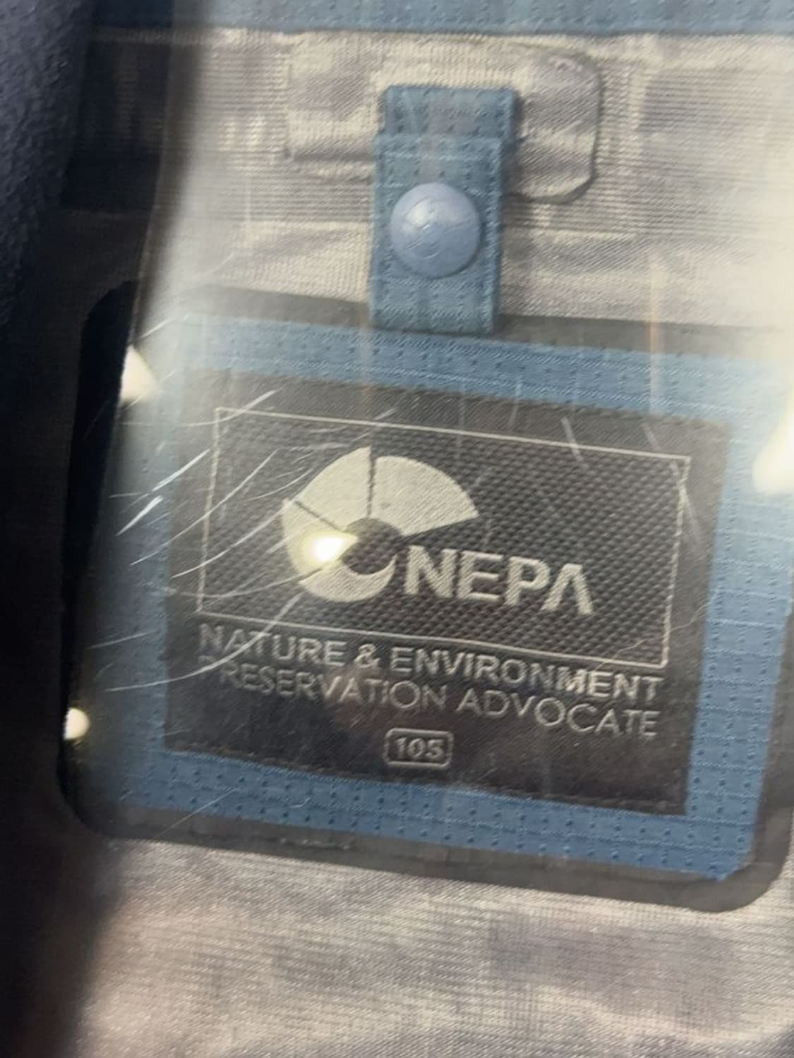 네파 네이비 로고 기능성 바람막이 105 상품이미지7