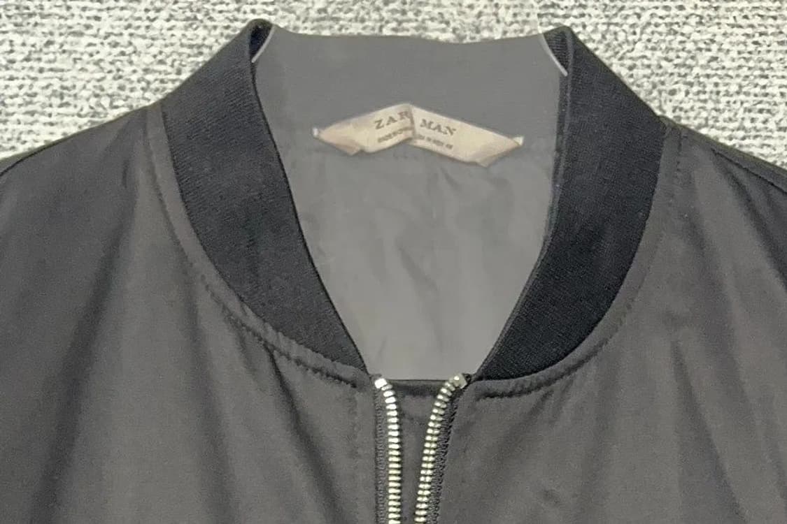 자라 블랙 캐주얼 항공 점퍼 블루종 M 상품이미지5