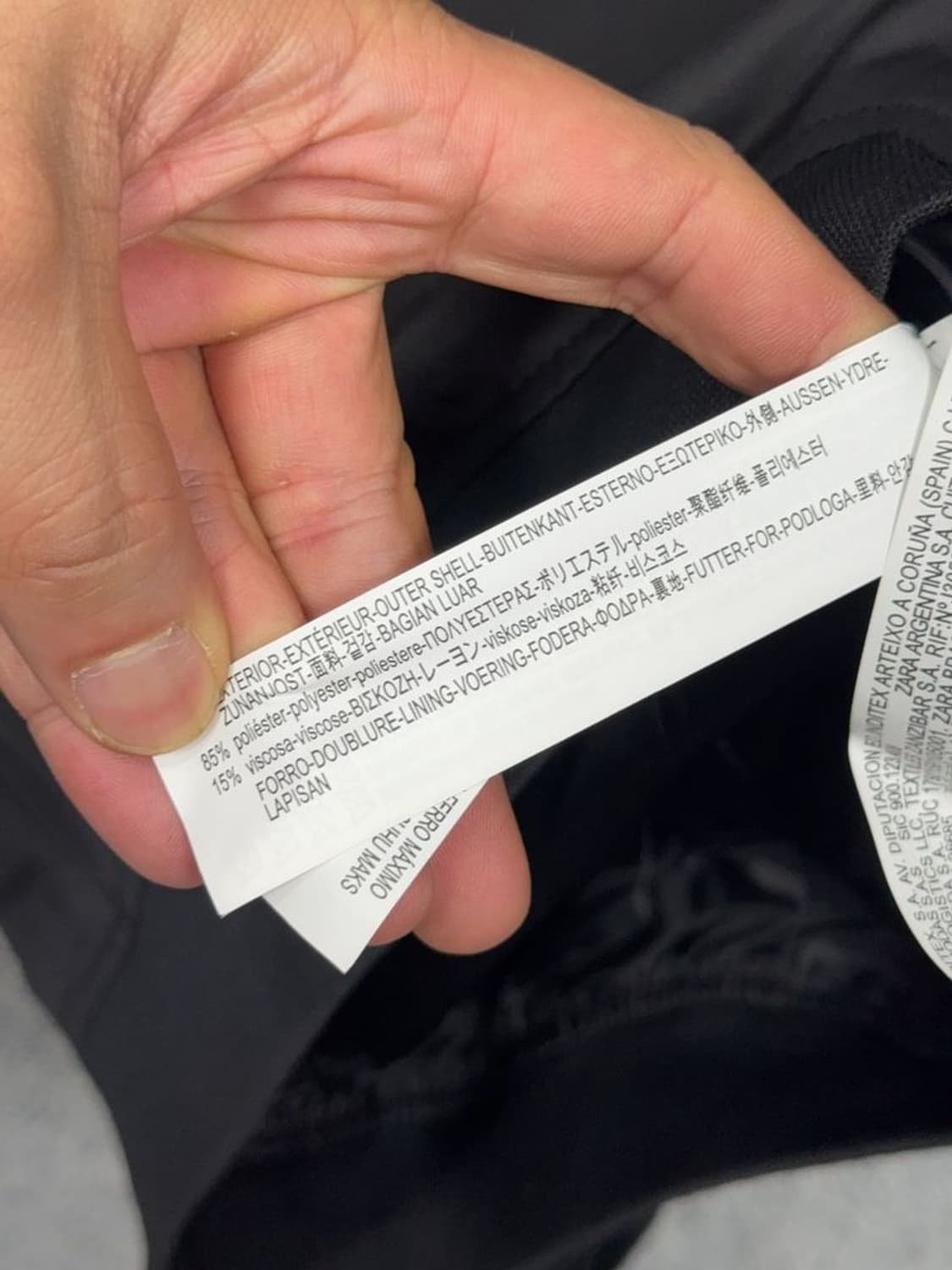 자라 블랙 캐주얼 항공 점퍼 블루종 M 상품이미지9