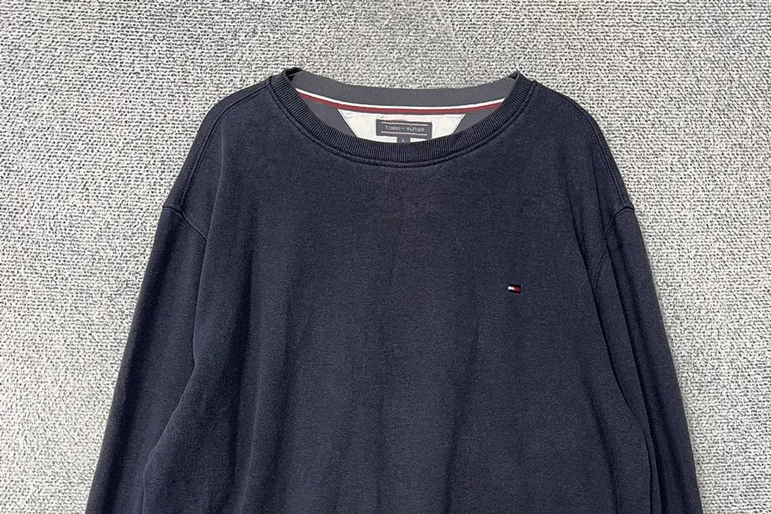 타미힐피거 네이비 로고 맨투맨 L 상품이미지3