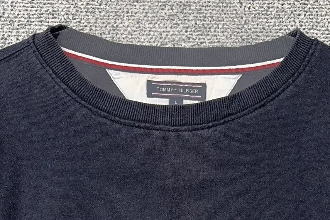 타미힐피거 네이비 로고 맨투맨 L 상품이미지5