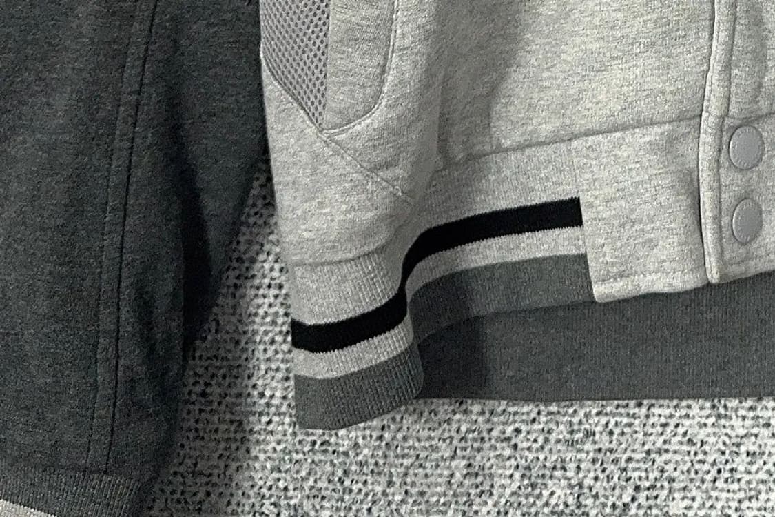 엠엘비 스펠 로고 라이트 그레이 스타디움 자켓 85 상품이미지7