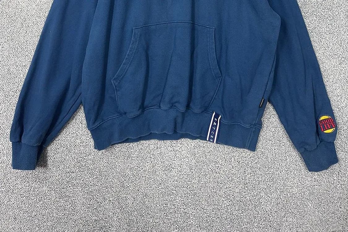 로맨틱 크라운 프린팅 네이비 오버핏 맨투맨 L 상품이미지4