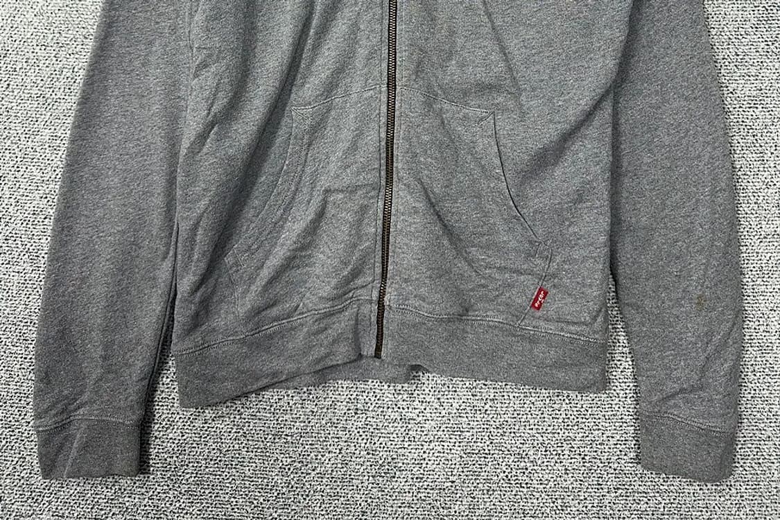 리바이스 레트로 스펠 로고 후드 집업 S 상품이미지4