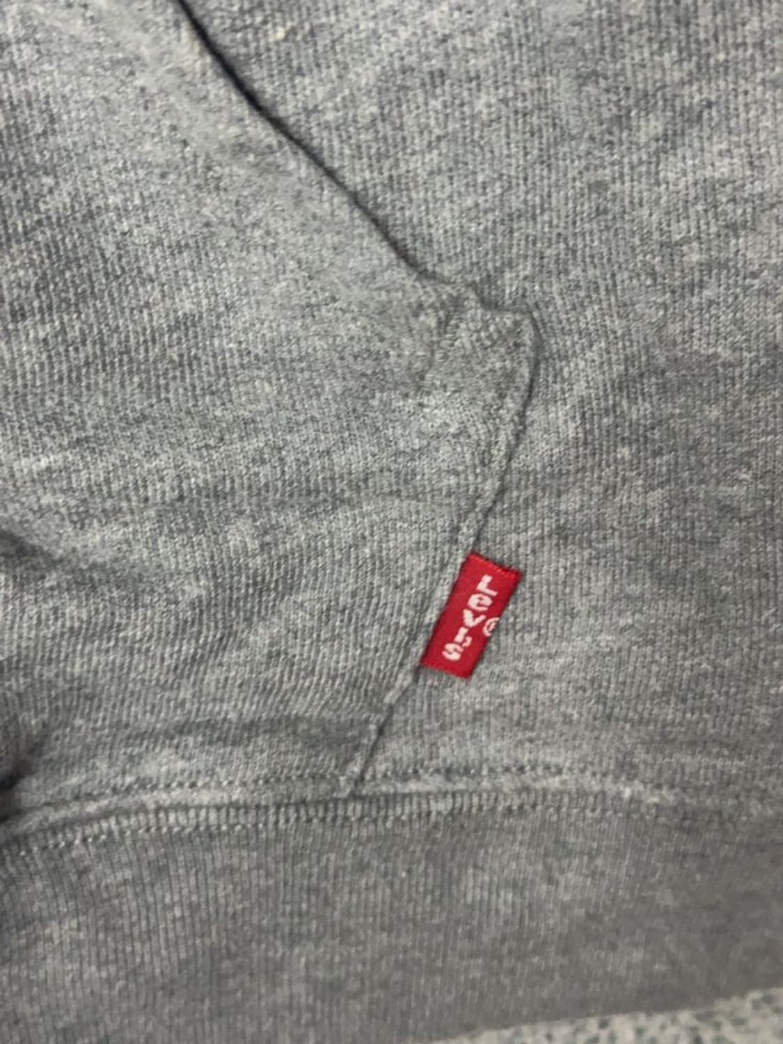 리바이스 레트로 스펠 로고 후드 집업 S 상품이미지7