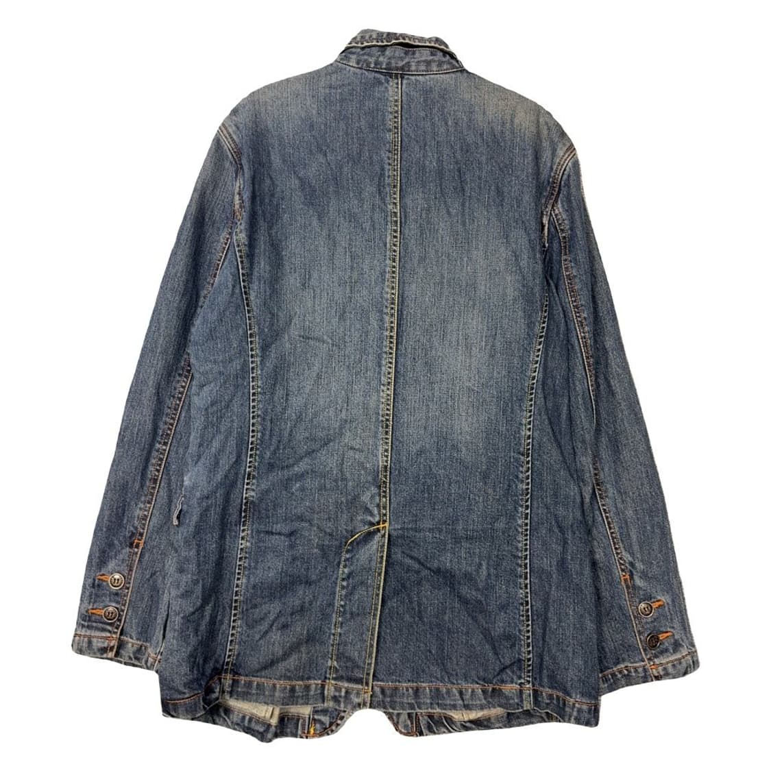 빈티지 워싱 디테일 남성 데님 블레이저 자켓 95 상품이미지2