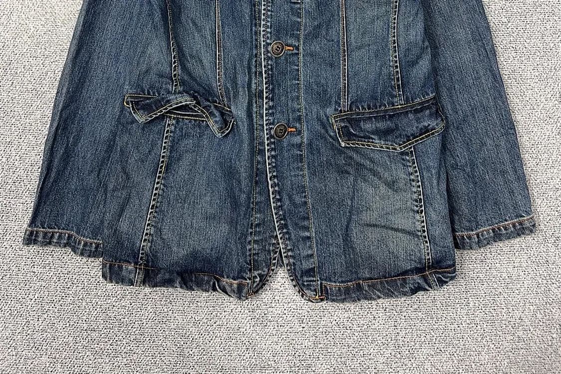 빈티지 워싱 디테일 남성 데님 블레이저 자켓 95 상품이미지4