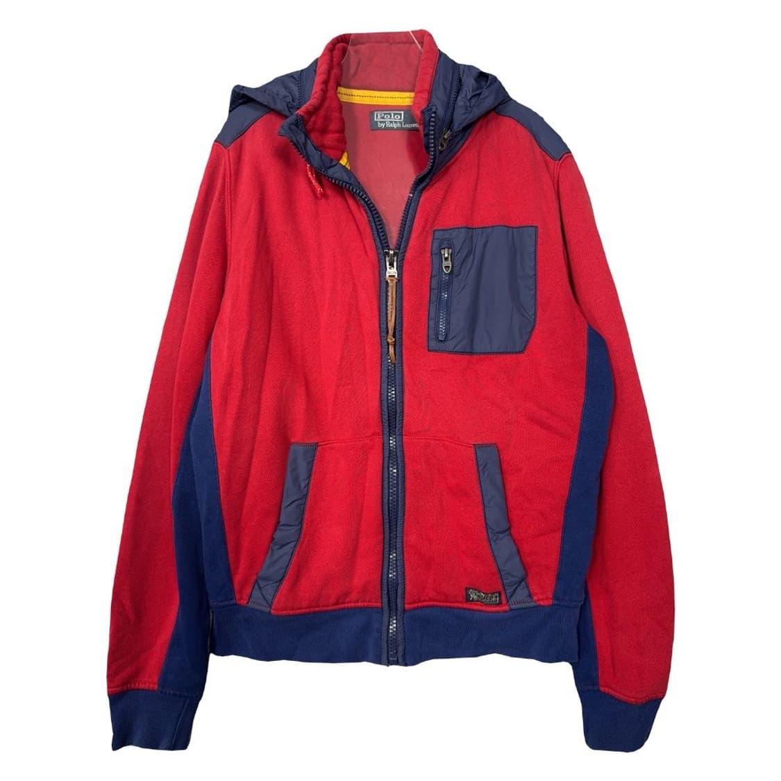 폴로 랄프로렌 포켓 퀄팅 투톤 빈티지 후드 집업 S 상품이미지1