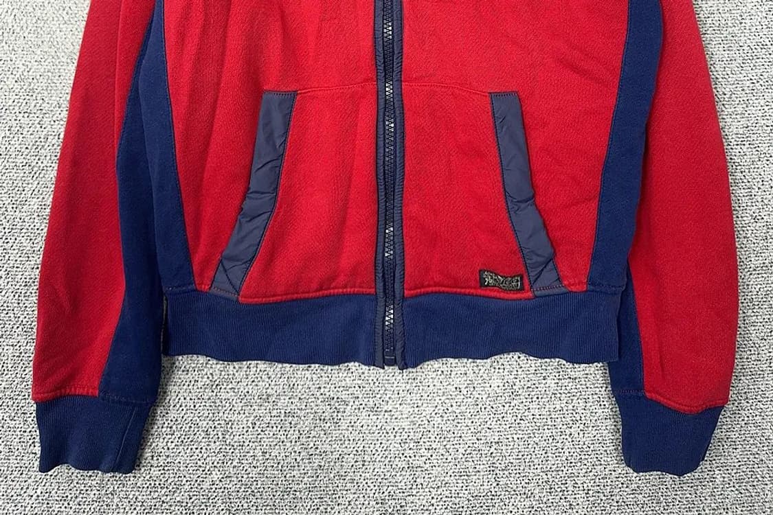 폴로 랄프로렌 포켓 퀄팅 투톤 빈티지 후드 집업 S 상품이미지4