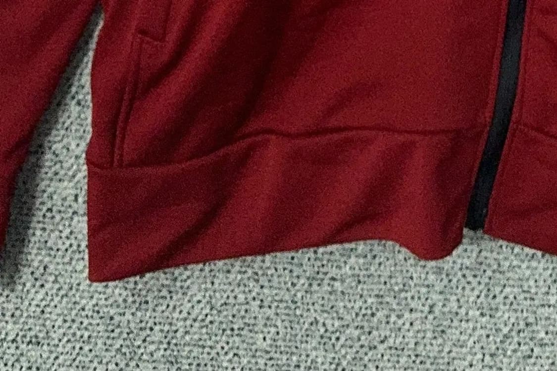 언더아머 레드 로고 기능성 집업 저지 XL 상품이미지7