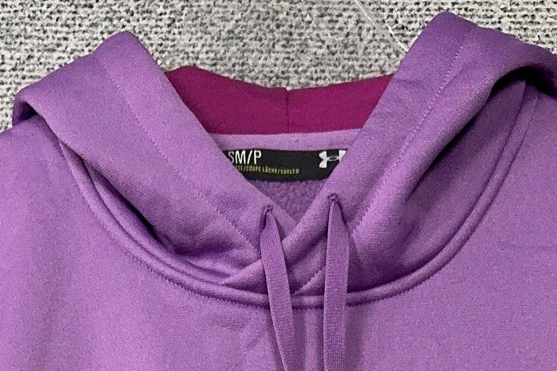 언더아머 프린팅 퍼플 후드티 SM/P 상품이미지5