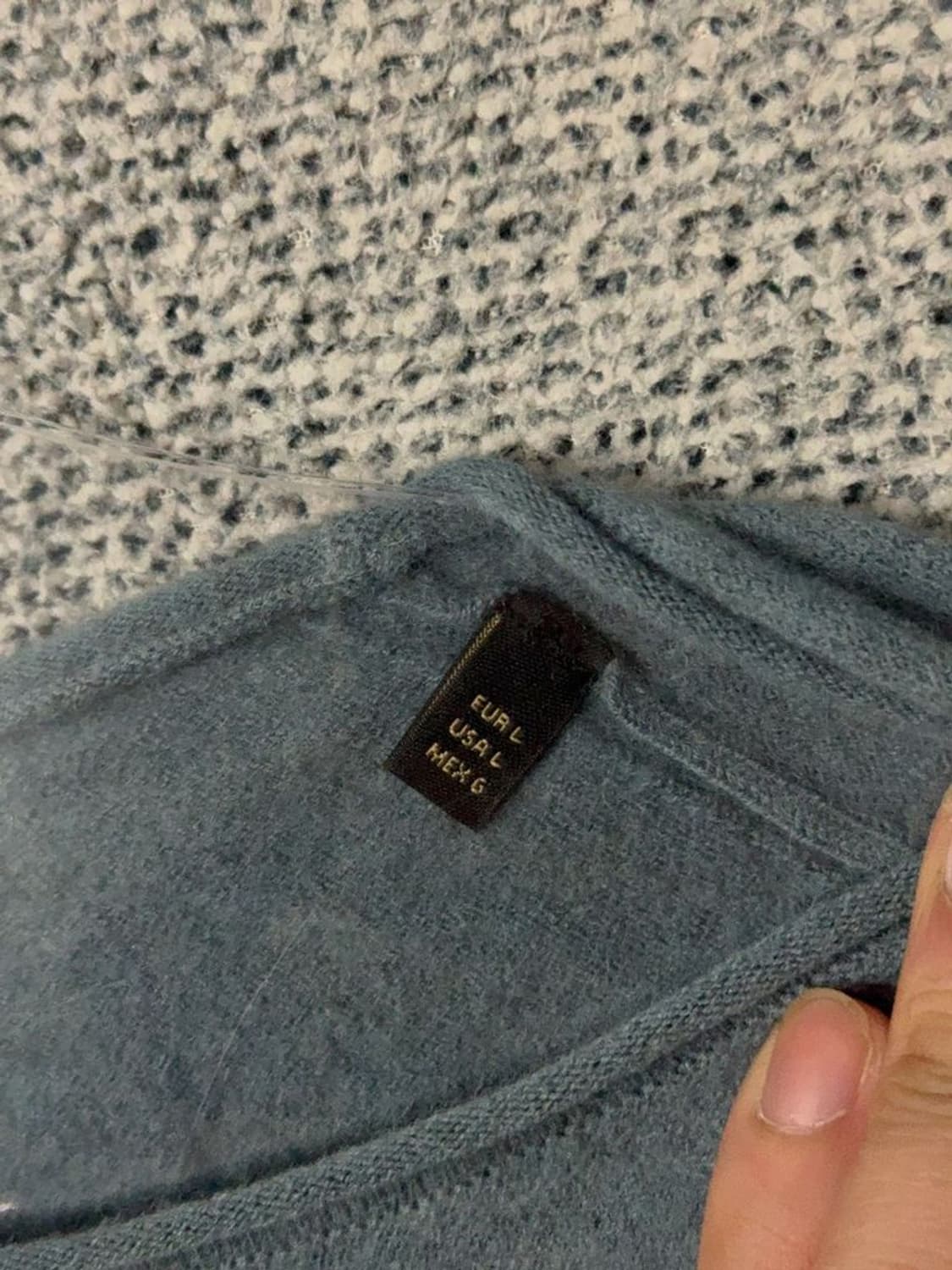 마시모두띠 블루 캐주얼 울 캐시미어 니트 L 상품이미지9