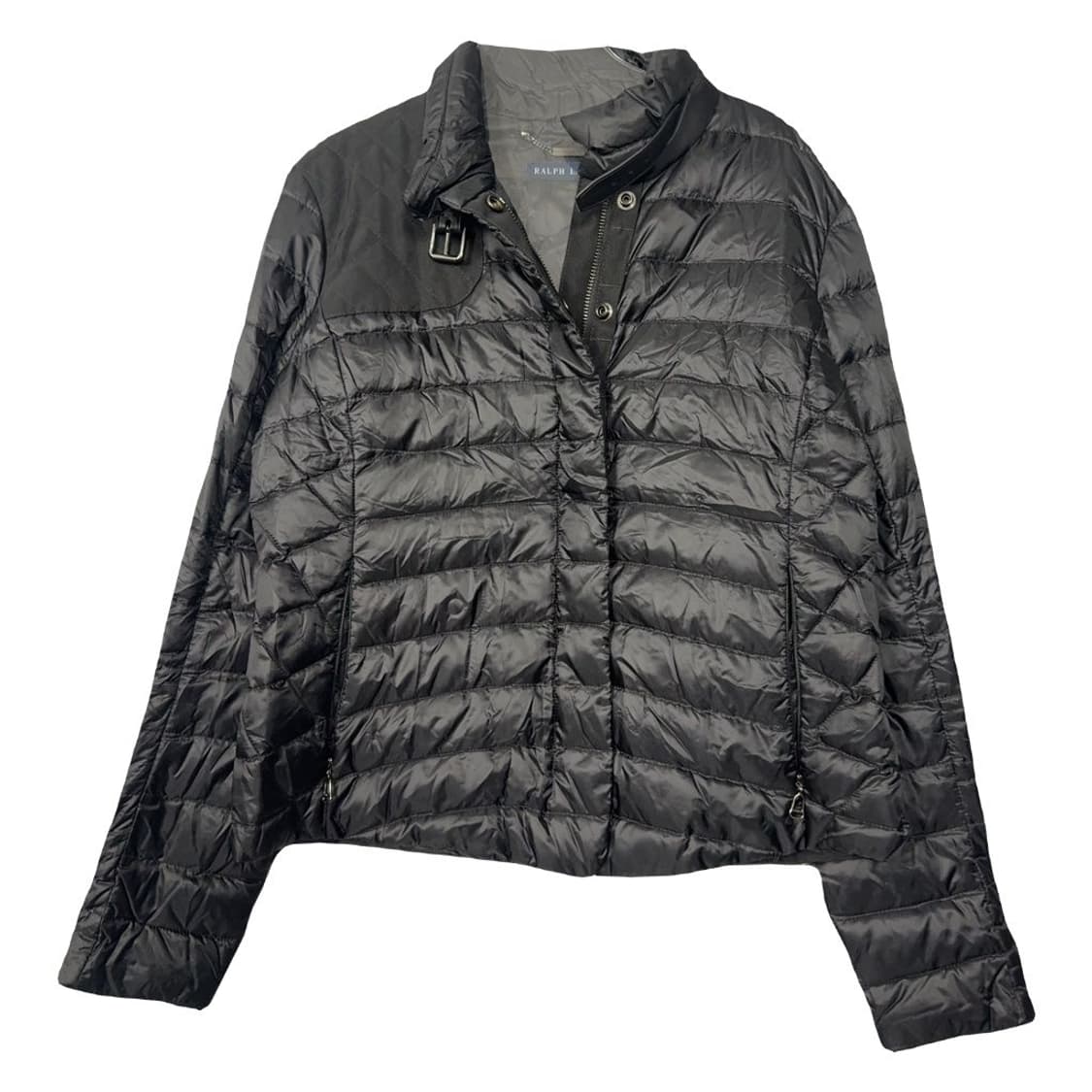 폴로 랄프로렌 블랙 퀄팅 다운 경량 패딩 S 상품이미지1