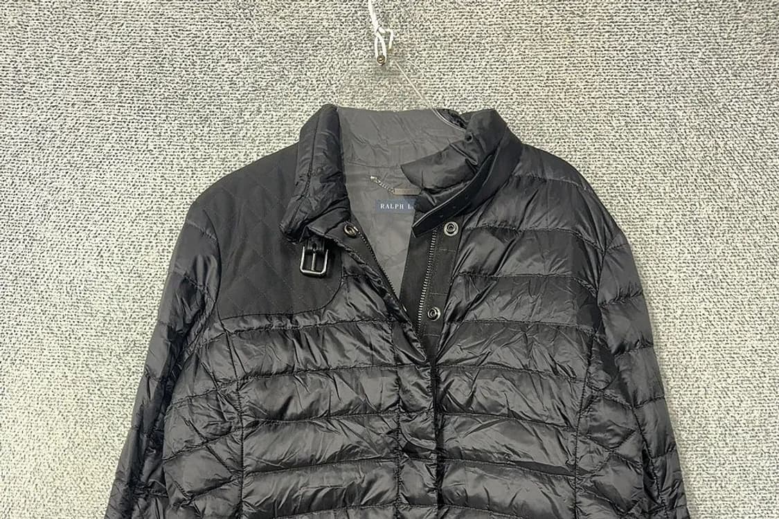 폴로 랄프로렌 블랙 퀄팅 다운 경량 패딩 S 상품이미지3