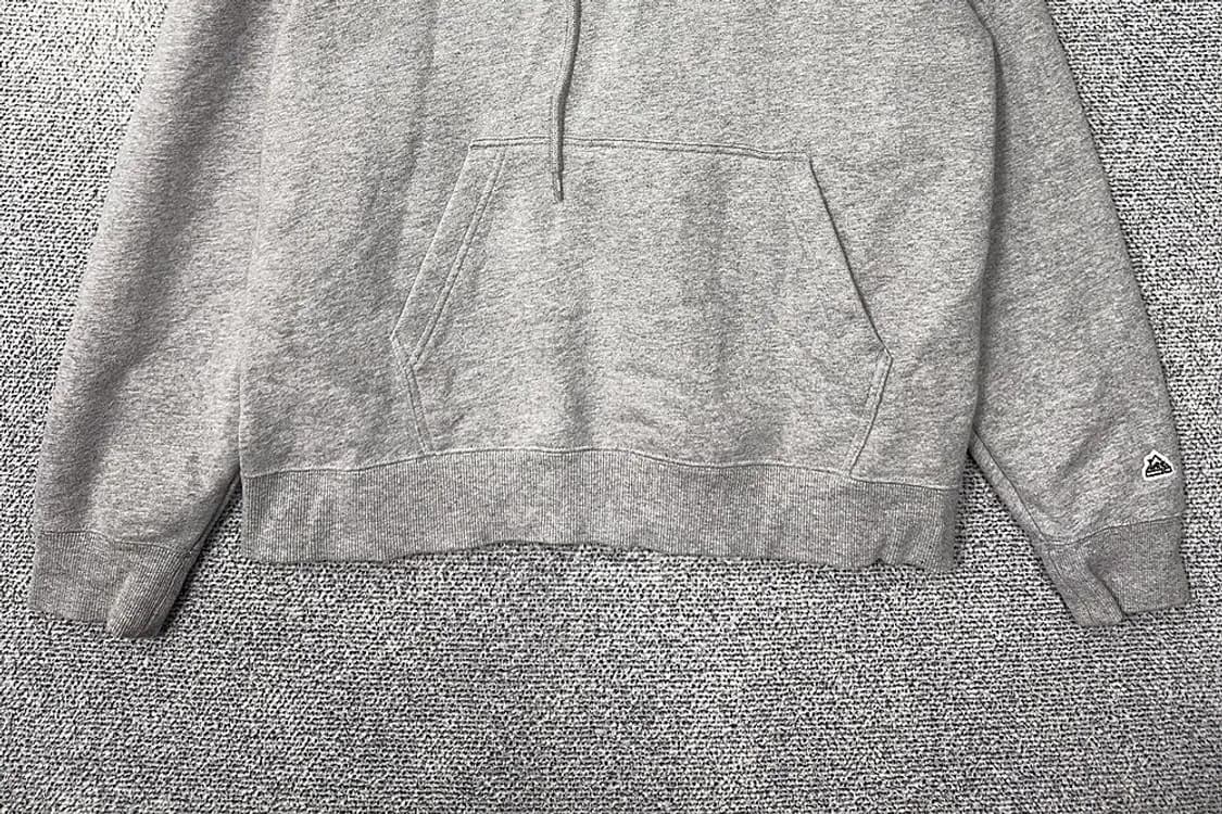 리 프린팅 라이트 그레이 후드티 S 상품이미지4