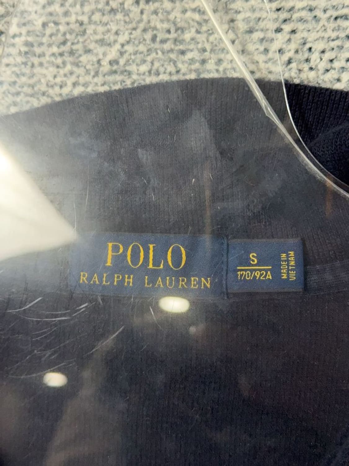 폴로 랄프로렌 로고 네이비 반집업 맨투맨 S 상품이미지9