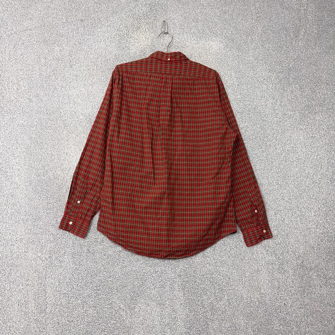 폴로 빈티지 체크 레드 셔츠 L 상품이미지2