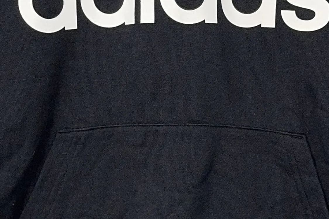 아디다스 빅로고 프린팅 블랙 후드티 2XL 상품이미지6