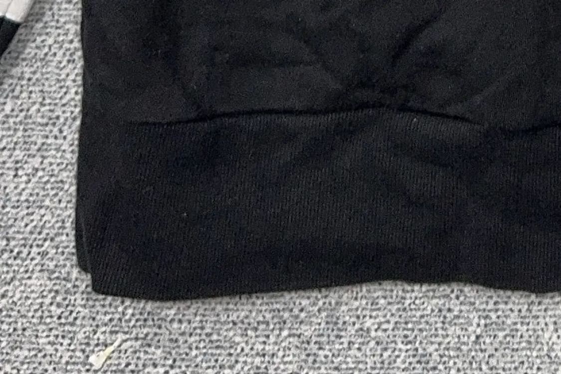 푸부 빈티지 프린팅 블랙 롱 후드티 S 상품이미지5
