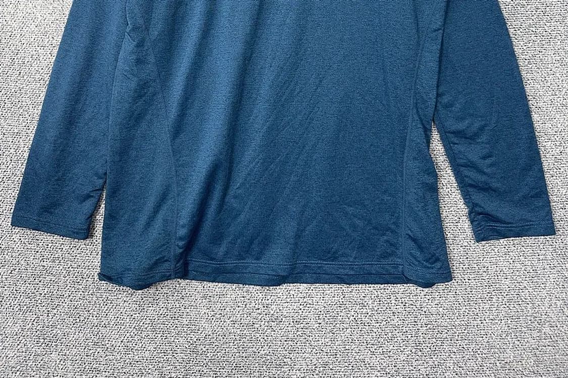 아디다스 네이비 로고 삼선 기능성 긴팔티 XL(105) 상품이미지4