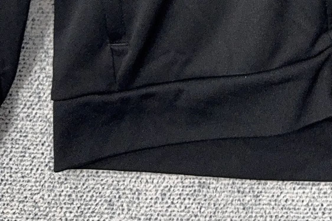 아디다스 블랙 스펠 로고 집업 저지 XL 상품이미지6